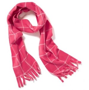 Детский флисовый шарф "Розовая клетка" Old Navy