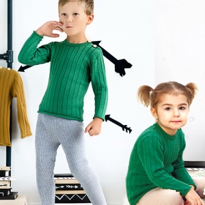 Шерстяной свитер зеленый "Софія"