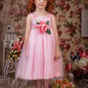 Нарядное детское платье "Classic pink" Zironka