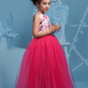 Детское нарядное платье "Цветы" Zironka