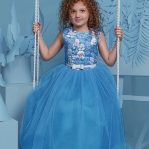 Детское нарядное платье "Лагуна" Zironka