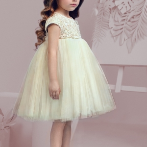 Детское нарядное платье "Porcelian Dolls -White" Zironka