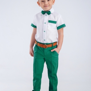 Комплект (брюки, рубашка,бабочка) "Green" Zironka 