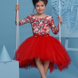 Нарядное детское платье "Red" Zironka
