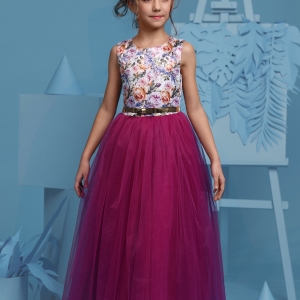 Нарядное детское платье "Пурпурное" Zironka