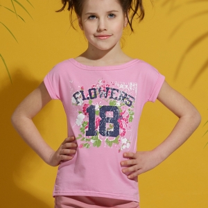 Детская футболка  "Flowersr" Zironka