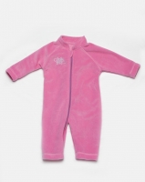 Флисовый детский комбинезон "Розовый" Модный карапуз